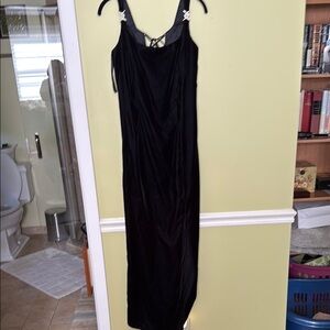 Jessica McClintock Black Sheath Cocktail Dress